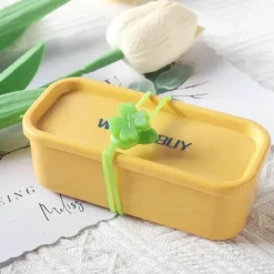 Tom Küche & Esszimmer-Silikon-Wickelbänder für Bento-Boxen – Vielseitige Lebensmittel-Organizer-Gurte für die Essenszubereitung