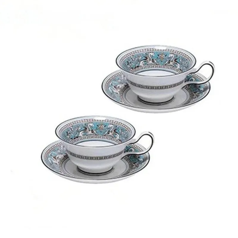 Elegance at the Table Küche & Esszimmer-Silk Road Kaffee- und Teeservice – Elegantes Teegeschirr mit Tassen, Tellern und Essgeschirr