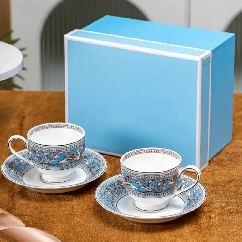 Elegance at the Table Küche & Esszimmer-Silk Road Kaffee- und Teeservice – Elegantes Teegeschirr mit Tassen, Tellern und Essgeschirr