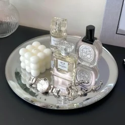 Cozy Nest Decor Wohndeko-Silver Sense Teller – Elegantes Geschirr für Essen und Unterhaltung