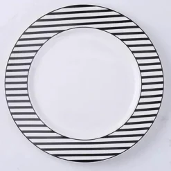 Plates u0026 More Küche & Esszimmer-Skandinavische Dessertteller aus Keramik – 8 Zoll Frühstücksuntertassen-Set