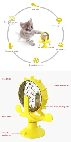 TailTrend Reinigungswerkzeuge Für Haustiere|Haustierspielzeug-Slow Feeder Haustierspielzeug – Interaktive Fütterungslösung für Hunde und Katzen