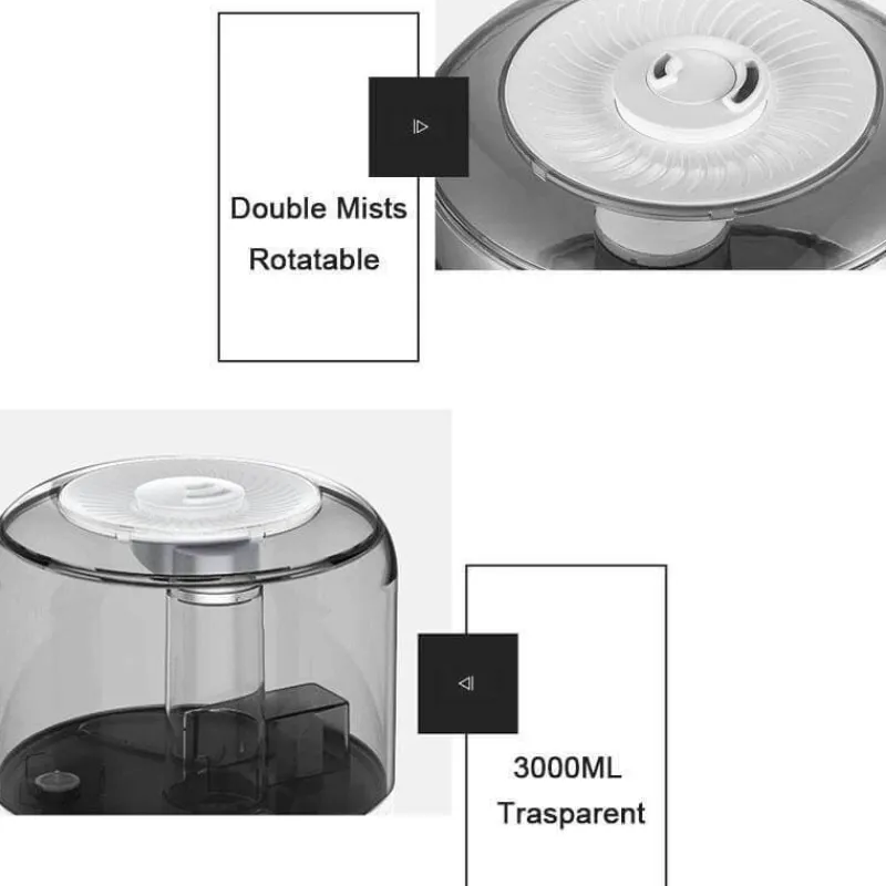 Tranquil Touch Gesundheits-Gadgets|Gesundheits- Und Entspannungstools-Smart Aroma Diffuser - 3000 ml Luftbefeuchter mit Fernbedienung