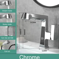 The Blissful Bath Badezimmer-Smart Faucet - Temperature Display Kitchen Tap