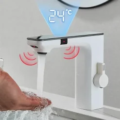 The Culinary Kit Küche & Esszimmer-Smart Sensor Wasserhahn - Energieeffiziente Digitalanzeige