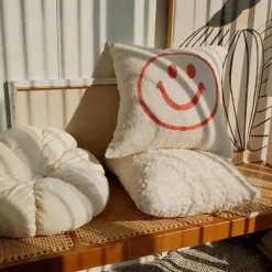 Cozy Cushions Bettzeug-Smile Dekorativer Kissenbezug - Gemütlicher Kissenbezug für die Heimdekoration