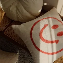 Cozy Cushions Bettzeug-Smile Dekorativer Kissenbezug - Gemütlicher Kissenbezug für die Heimdekoration