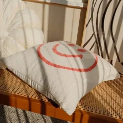 Cozy Cushions Bettzeug-Smile Dekorativer Kissenbezug - Gemütlicher Kissenbezug für die Heimdekoration