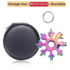 Cozy Living Heimwerkzeuge-Snowflake Multi-Tool – 18-in-1 Camping-Survival-Handwerkzeug