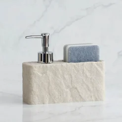 Serene Splash Badezimmer-Soap and Scrub Holder - Kitchen and Bathroom Organizer