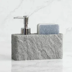 Serene Splash Badezimmer-Soap and Scrub Holder - Kitchen and Bathroom Organizer