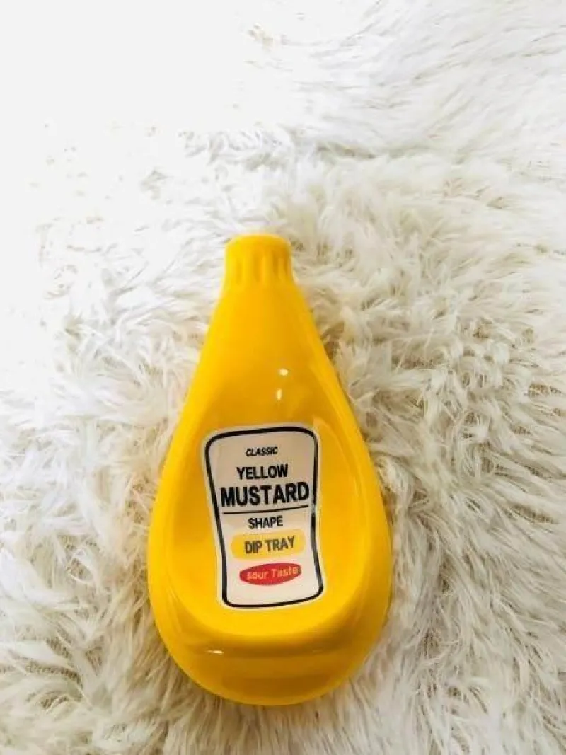 The Decor Haven Küche & Esszimmer-Soßenspender aus Keramik – Elegante Gewürzflasche