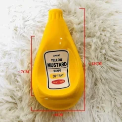 The Decor Haven Küche & Esszimmer-Soßenspender aus Keramik – Elegante Gewürzflasche