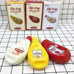 The Decor Haven Küche & Esszimmer-Soßenspender aus Keramik – Elegante Gewürzflasche