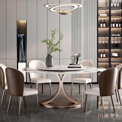 The Lounge Loft Möbel-Solange Slate Esstisch - Moderne Esszimmermöbel