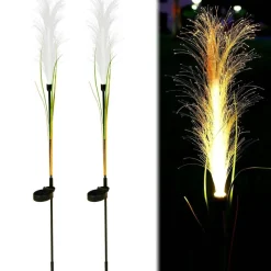 Nomad Gear Camping Im Freien|Outdoor-Artikel-Solar Gartenleuchten - Wasserdichte dekorative Schilflichter