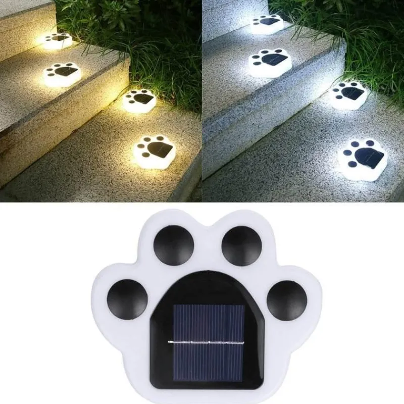 Nomad Gear Camping Im Freien|Outdoor & Garten-Solar Katzenpfoten Außenlampe - Dekoratives Solarlicht