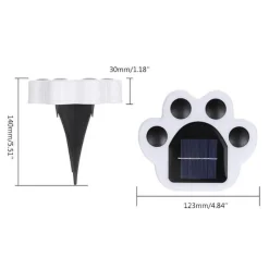 Nomad Gear Camping Im Freien|Outdoor & Garten-Solar Katzenpfoten Außenlampe - Dekoratives Solarlicht