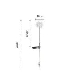 Glow u0026 Shade Beleuchtung-Solar Löwenzahn LED Gartenlaterne - Dekorative Außenleuchte