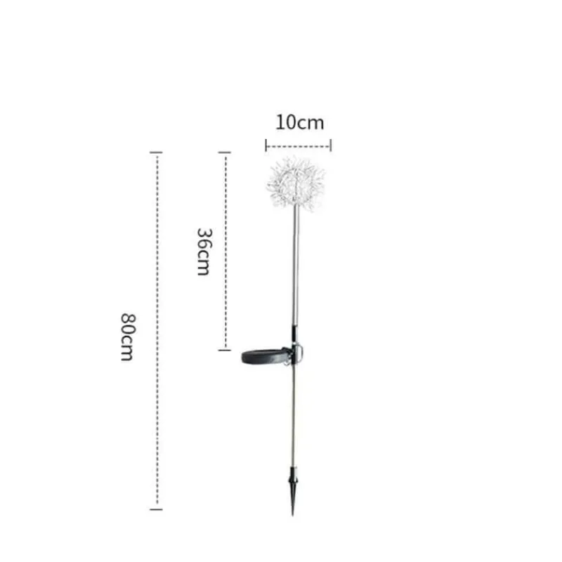 Glow u0026 Shade Beleuchtung-Solar Löwenzahn LED Gartenlaterne - Dekorative Außenleuchte
