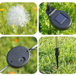 Glow u0026 Shade Beleuchtung-Solar Löwenzahn LED Gartenlaterne - Dekorative Außenleuchte