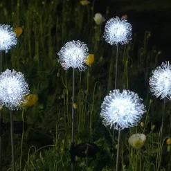 Glow u0026 Shade Beleuchtung-Solar Löwenzahn LED Gartenlaterne - Dekorative Außenleuchte