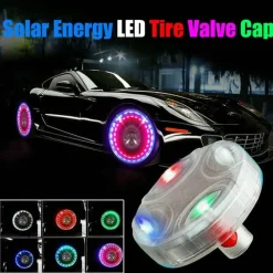 Wild u0026 Free Gear Autozubehör|Automobilindustrie-Solar RGB LED Reifenlicht - Automatisch leuchtendes Autozubehör
