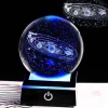 Willow u0026 Whim Beleuchtung-Solar System Crystal Globe Lamp - Planetary Night Light