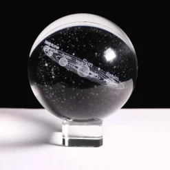 Willow u0026 Whim Beleuchtung-Solar System Crystal Globe Lamp - Planetary Night Light