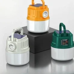 The Outdoor Vault Camping-Werkzeuge|Heimwerkzeuge-Solarbetriebene wiederaufladbare Campinglaterne – LED-Explorer-Licht für den Außenbereich