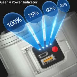 The Outdoor Vault Camping-Werkzeuge|Heimwerkzeuge-Solarbetriebene wiederaufladbare Campinglaterne – LED-Explorer-Licht für den Außenbereich