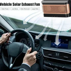 Wild u0026 Free Gear Autozubehör|Automobilindustrie-Solarbetriebenes Auto-Luftreiniger-Lüfterreinigungssystem
