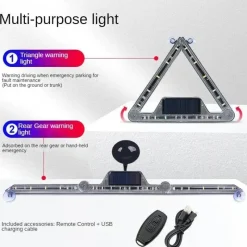 Wild u0026 Free Gear Autozubehör|Automobilindustrie-Solar-LED-Blitzlicht - Notfall-Warnlampe