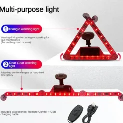 Wild u0026 Free Gear Autozubehör|Automobilindustrie-Solar-LED-Blitzlicht - Notfall-Warnlampe