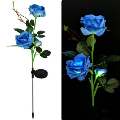 The Outdoor Vault Outdoor-Artikel|Outdoor-Gadgets-Solar-LED-Rosenlicht – dekorative Garten-Akzent-Außenbeleuchtung