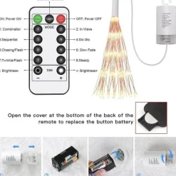 Comfort u0026 Style Beleuchtung-Solar-LED-Starburst-Partylichter – dekorative Außenbeleuchtung