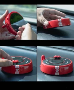 The Gilded Nest Autozubehör|Automobilindustrie-Solar-Luftreiniger fürs Auto – Umweltfreundlicher Lufterfrischer mit rotierendem Design