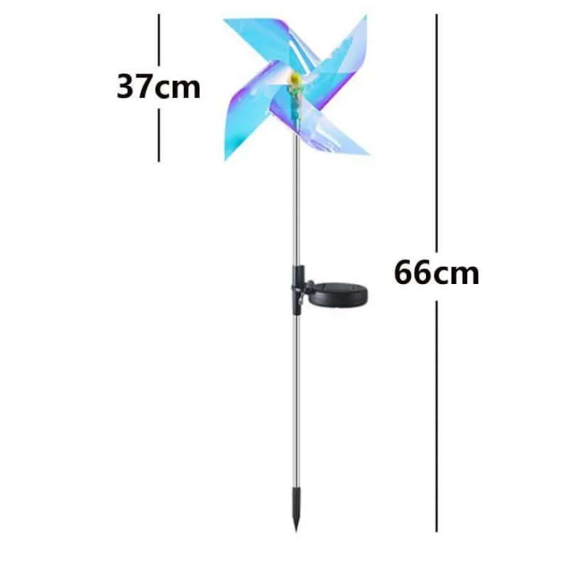 The Light Loft Beleuchtung-Solar-Windmühlen-Gartenleuchten – Außendekoration