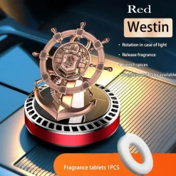 Wild u0026 Free Gear Autozubehör|Automobilindustrie-Solar-Windmühlen-Lufterfrischer – Umweltfreundliches Auto-Aroma