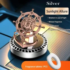 Wild u0026 Free Gear Autozubehör|Automobilindustrie-Solar-Windmühlen-Lufterfrischer – Umweltfreundliches Auto-Aroma