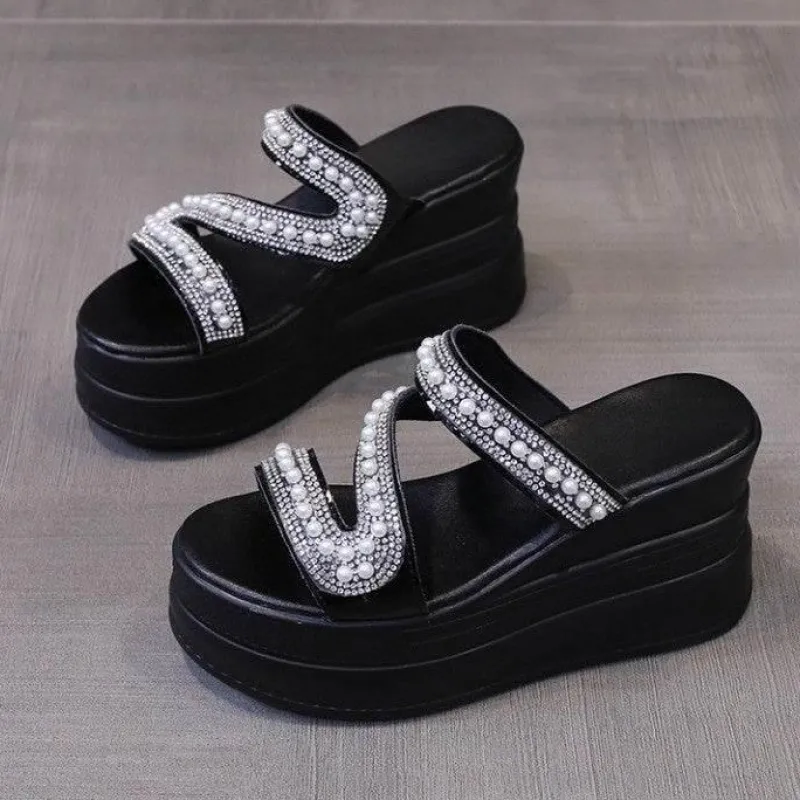 Wilderness Haven Outdoor-Artikel|Camping Im Freien-Sommer-Slipper mit hohem Plateau – stylisches Freizeitschuhwerk