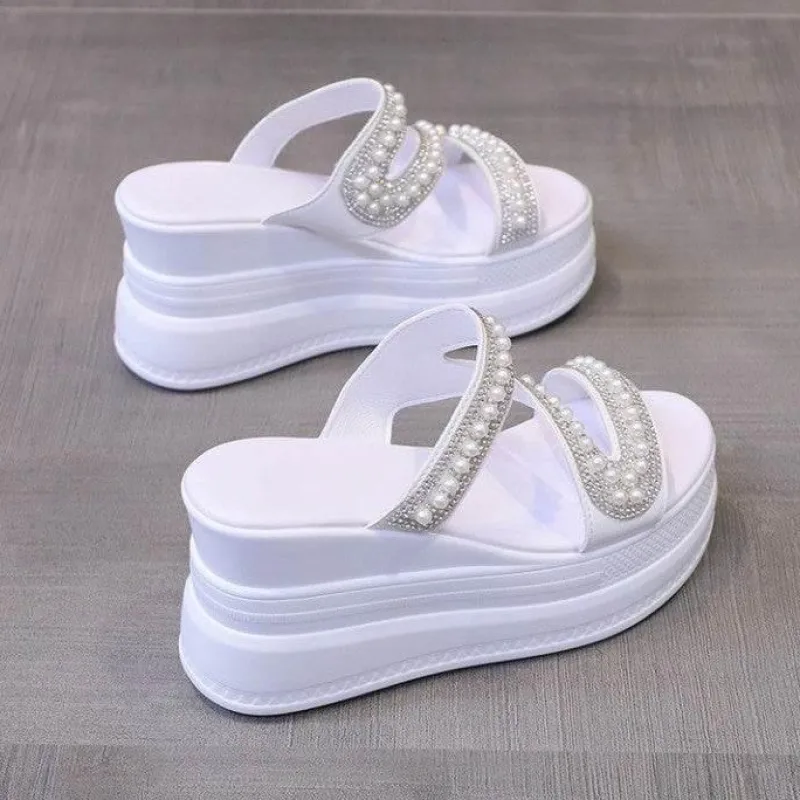 Wilderness Haven Outdoor-Artikel|Camping Im Freien-Sommer-Slipper mit hohem Plateau – stylisches Freizeitschuhwerk