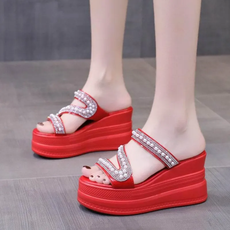 Wilderness Haven Outdoor-Artikel|Camping Im Freien-Sommer-Slipper mit hohem Plateau – stylisches Freizeitschuhwerk