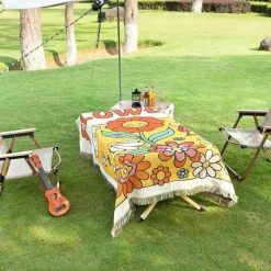 The Blanket Nook Bettzeug-Sonnenblumen-Wandteppichdecke – Dekorativer Überwurf für die Heimdekoration