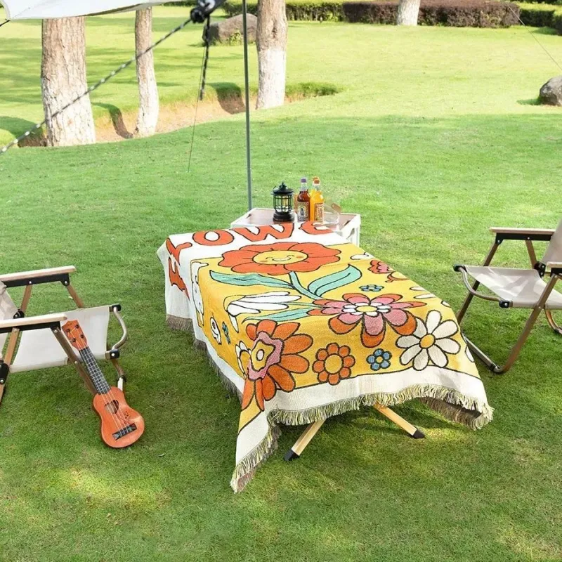 The Blanket Nook Bettzeug-Sonnenblumen-Wandteppichdecke – Dekorativer Überwurf für die Heimdekoration