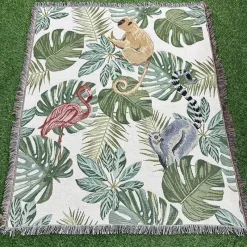 The Blanket Nook Bettzeug-Sonnenblumen-Wandteppichdecke – Dekorativer Überwurf für die Heimdekoration