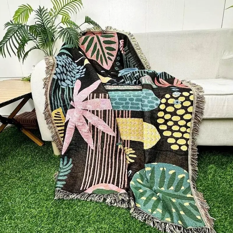 The Blanket Nook Bettzeug-Sonnenblumen-Wandteppichdecke – Dekorativer Überwurf für die Heimdekoration