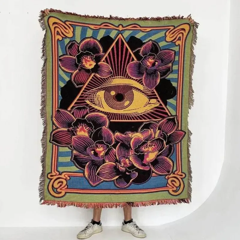 The Blanket Nook Bettzeug-Sonnenblumen-Wandteppichdecke – Dekorativer Überwurf für die Heimdekoration