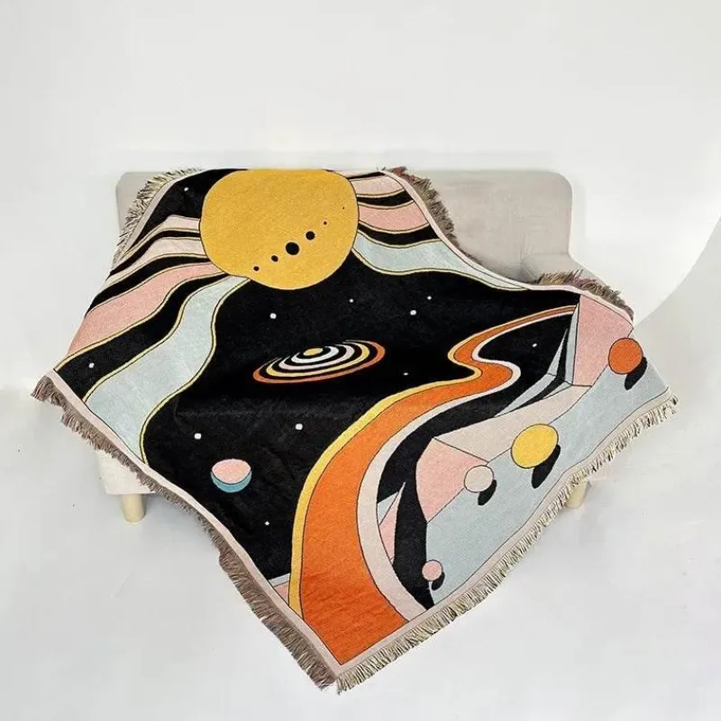 The Blanket Nook Bettzeug-Sonnenblumen-Wandteppichdecke – Dekorativer Überwurf für die Heimdekoration