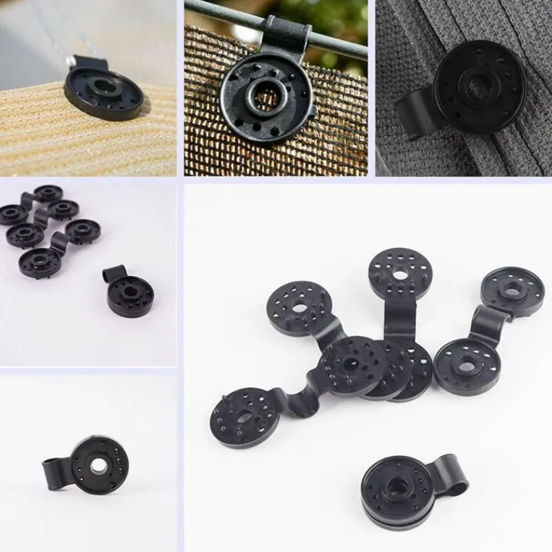 The Decor Haven Camping Im Freien|Outdoor-Artikel-Sonnenschutz-Klemmclip – Befestigung des Netzes für Autofenster